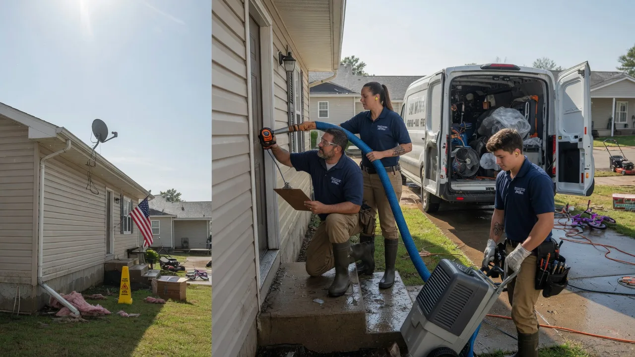 Ceiling Water Damage Restoration in Cairo, WV near me
